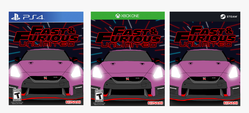 Fast And Furious Unlimited Cover Box Arts - Playstation 4, HD Png Download, Free Download