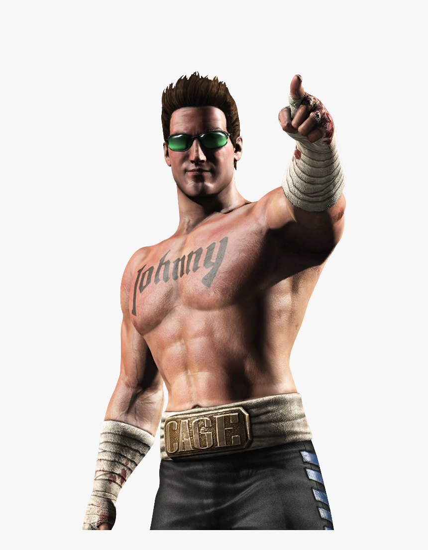 Cage Render Ios Mk - Johnny Cage Png, Transparent Png, Free Download