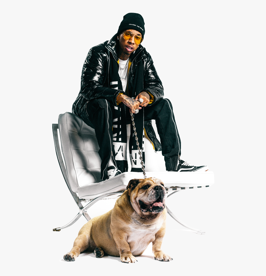 #tyga #bulldog - Pug, HD Png Download, Free Download