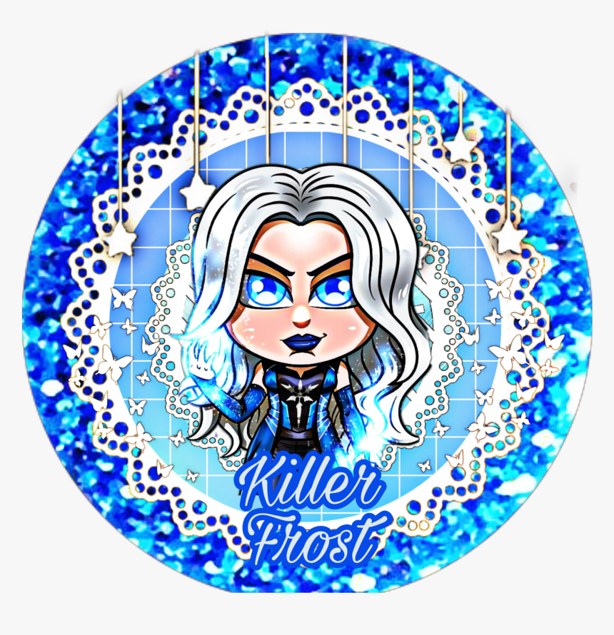 Killer Frost Icon Sticker Art By Stevensondrawings - Circle, HD Png Download, Free Download