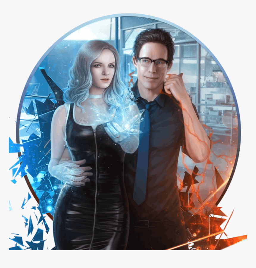 7 Harrison Wells/killer Frost - Flash Killer Frost Fan Art, HD Png Download, Free Download