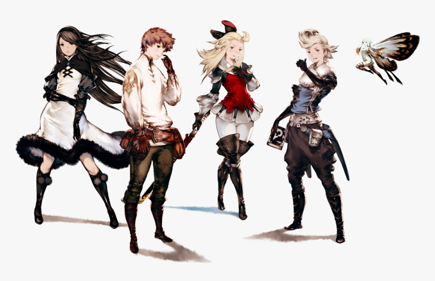 Bravely Default Characters, HD Png Download, Free Download