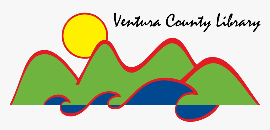 Ventura County Library Logo, Green Mountains, Blue, HD Png Download, Free Download