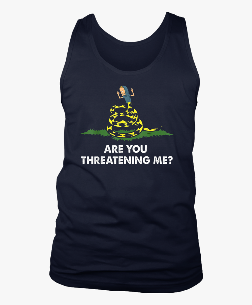 Gadsden Flag Beavis Are You Threatening Me T-shirt - T-shirt, HD Png Download, Free Download