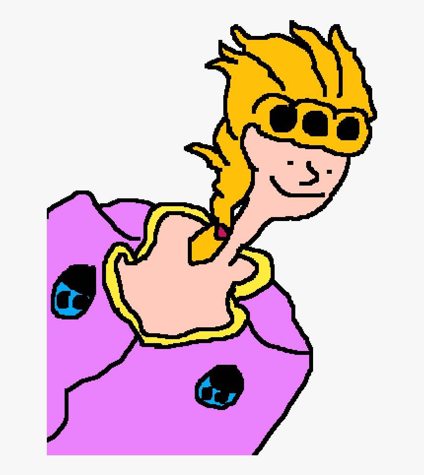 Poorly Drawn Giorno Giovanna, HD Png Download, Free Download