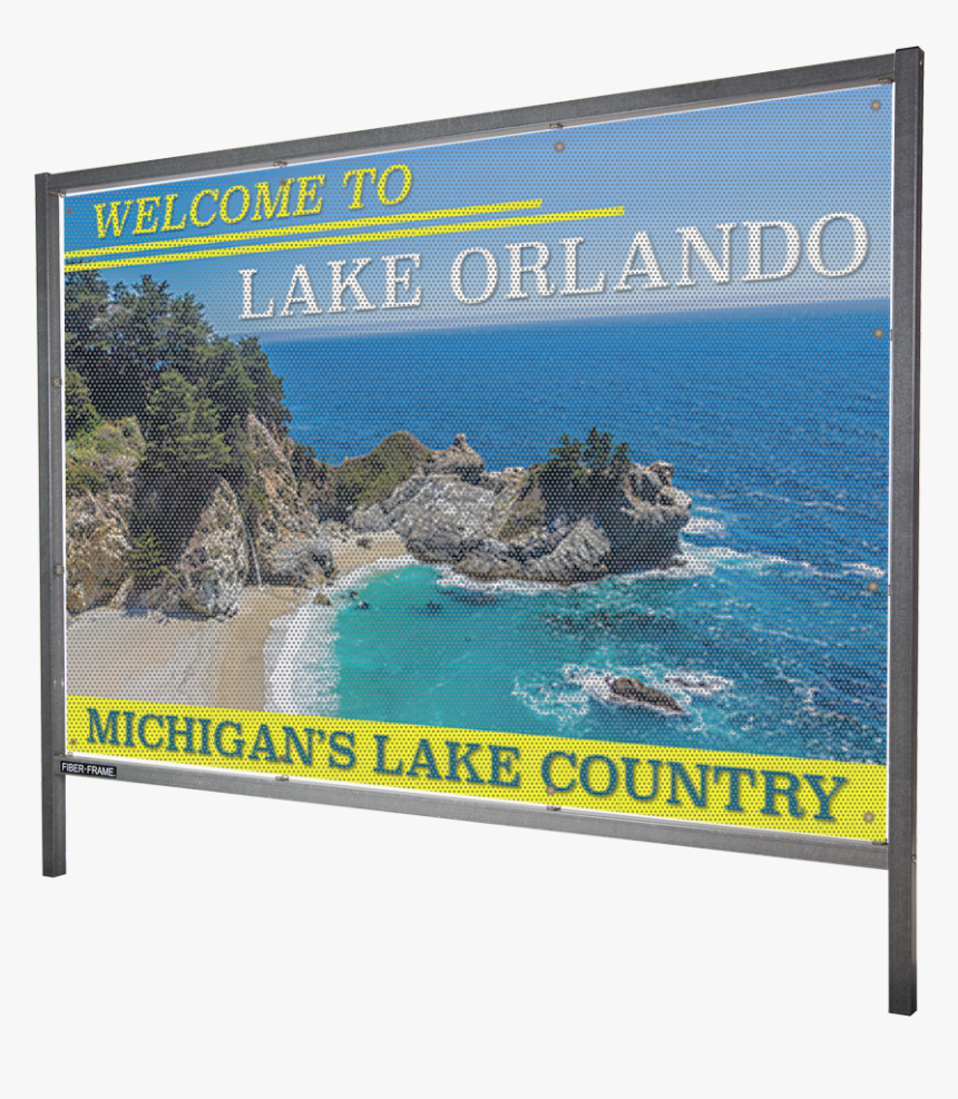 4×6 Outdoor Banner Frame - Julia Pfeiffer Burns State Park, Mcway Falls, HD Png Download, Free Download