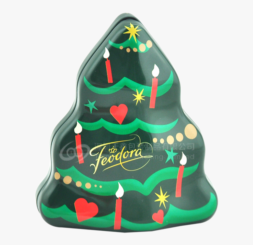 Christmas Chocolate Tin Boxes - Christmas Tree, HD Png Download, Free Download