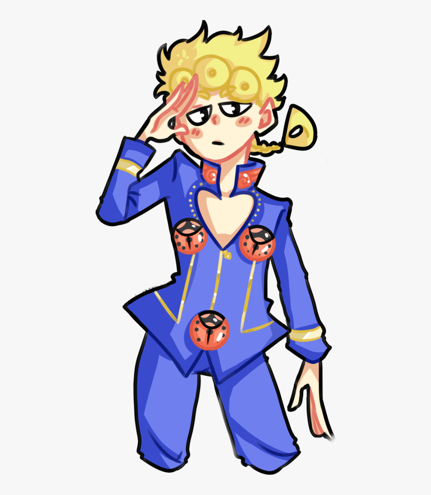 Giorno Giovanna Cartoon, HD Png Download, Free Download