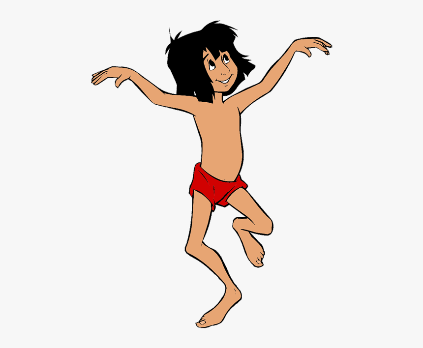 The Jungle Book Clipart Disney - Jungle Book Mowgli Dancing, HD Png Download, Free Download
