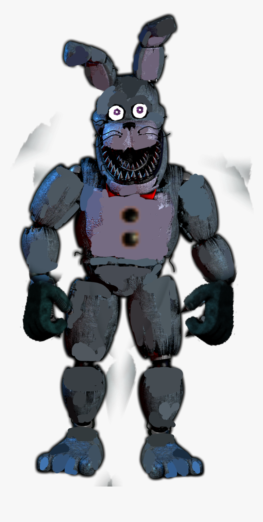 Fixed Nightmare Bonnie For @jaxivany - Fnaf 4 Fixed Bonnie, HD Png Download, Free Download