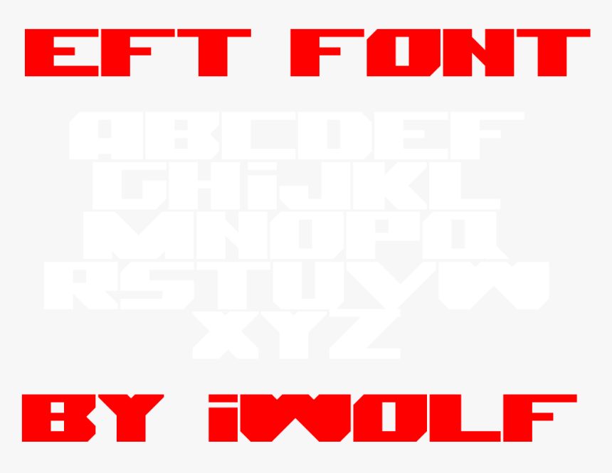 Escape From Tarkov Font , Png Download - Colorfulness, Transparent Png, Free Download