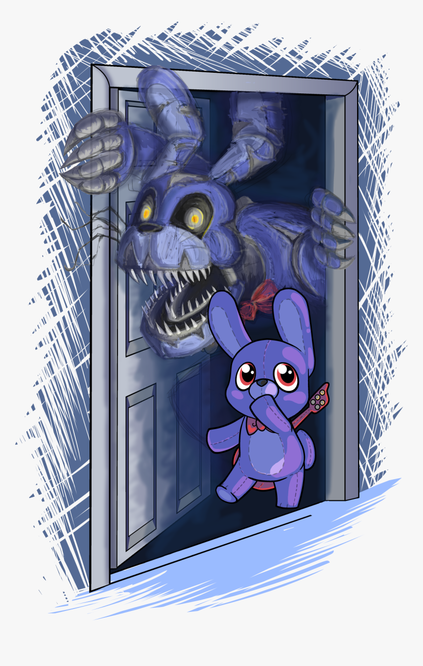 And The Last At The Door Nightmare Bonnie And Now As, HD Png Download, Free Download