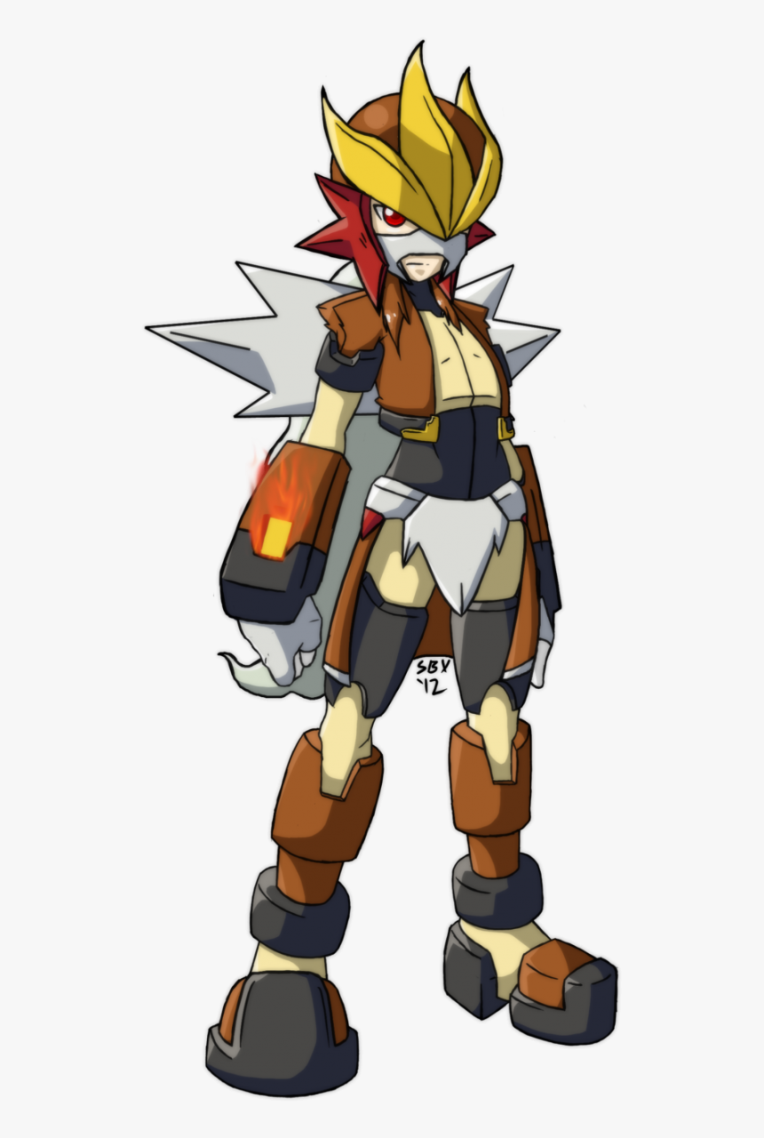 Model E Entei Zx By Silver Blur X D4vny1y - Entei Mega Man, HD Png Download, Free Download