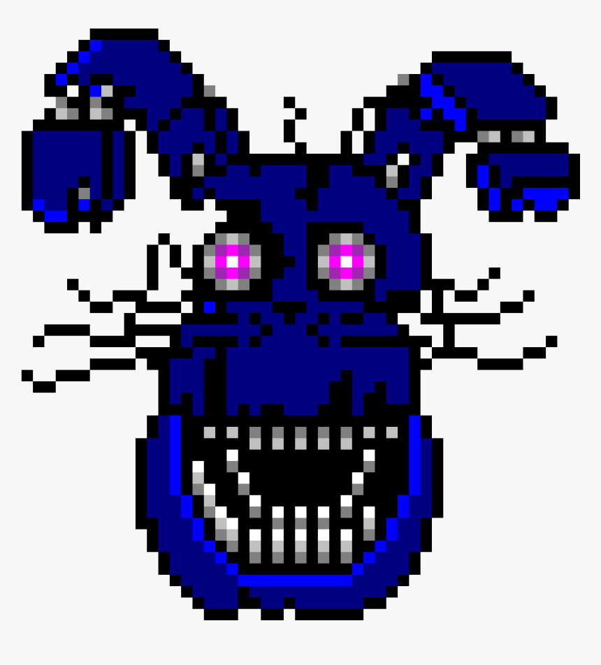 Cartoon , Png Download - Pixel Art Nightmare Bonnie, Transparent Png, Free Download