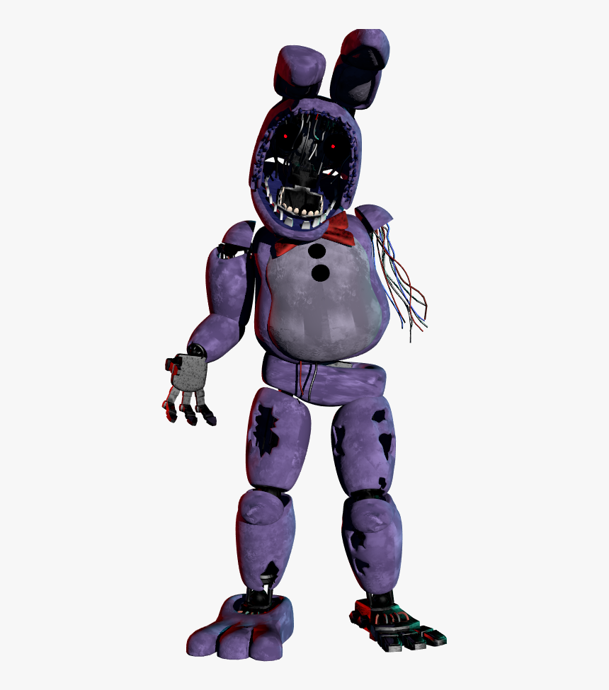 Fnaf Withered Bonnie Model, HD Png Download, Free Download