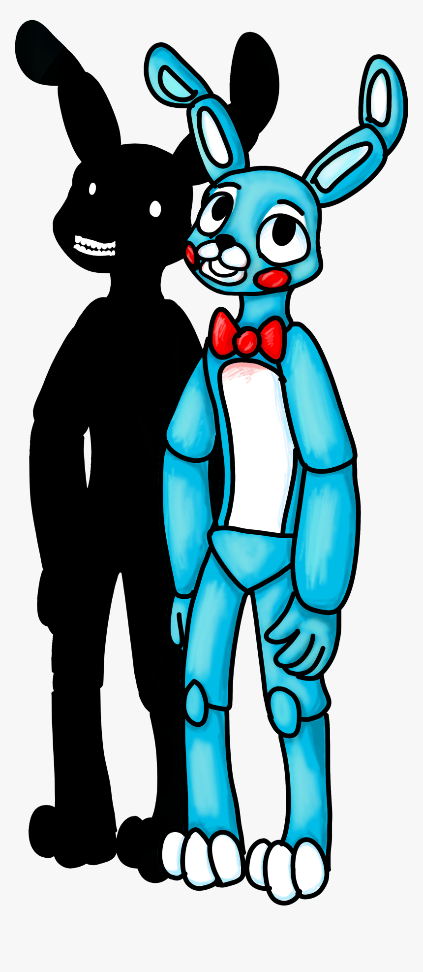 A Little Toy Bonnie Drawing Fivenightsatfreddys - Cartoon, HD Png Download, Free Download