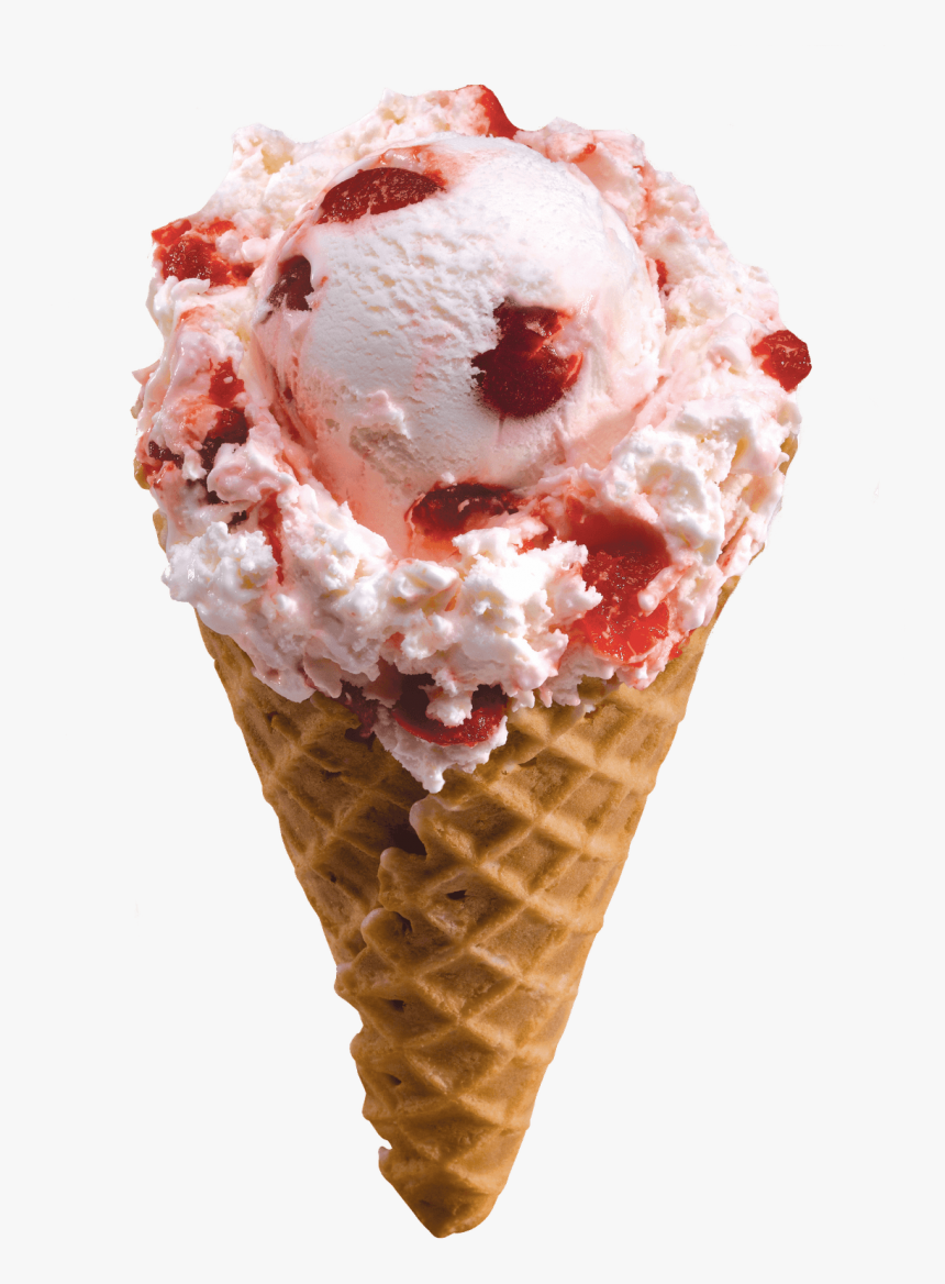 Ice Cream Png Free Download - One Ice Cream Cone, Transparent Png, Free Download