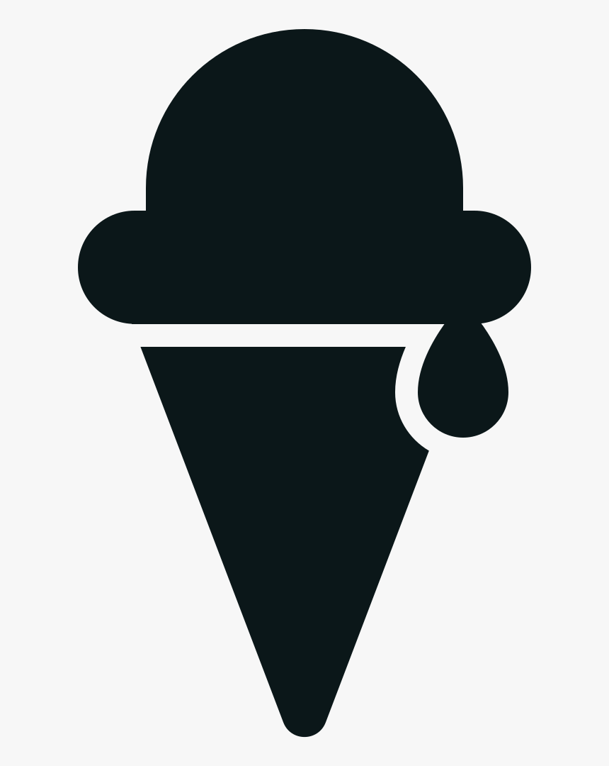 Transparent Ice Cream Icon Png - Transparent Ice Cream Cone Silhouette, Png Download, Free Download