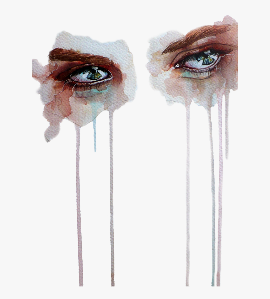 #tumblr #eye #eyes #art #paint - Jane Beata Watercolours, HD Png Download, Free Download