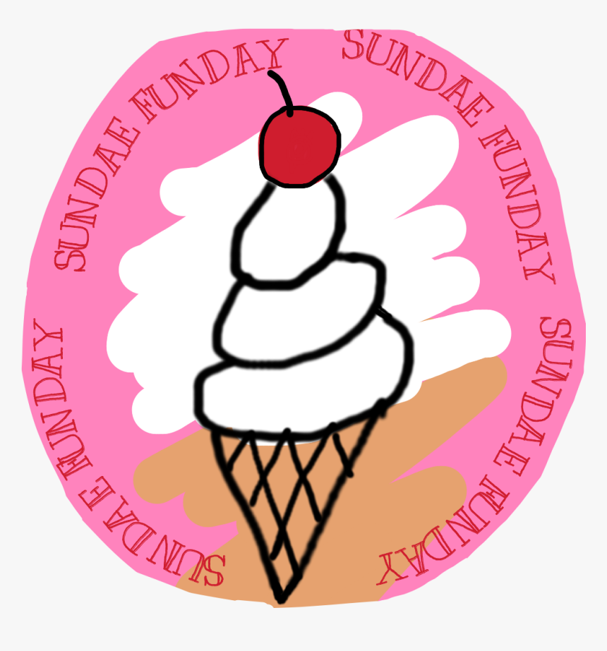 Sundayfunday Sundae Cherryontop Icecream Icecreamcone - Ice Cream Cone, HD Png Download, Free Download