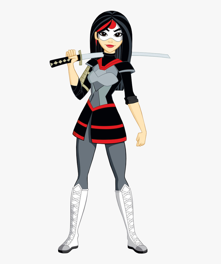 Katana, Dc Super Hero Girls, Hawkgirl, Art, Uniform - Super Hero Girl Katana, HD Png Download, Free Download