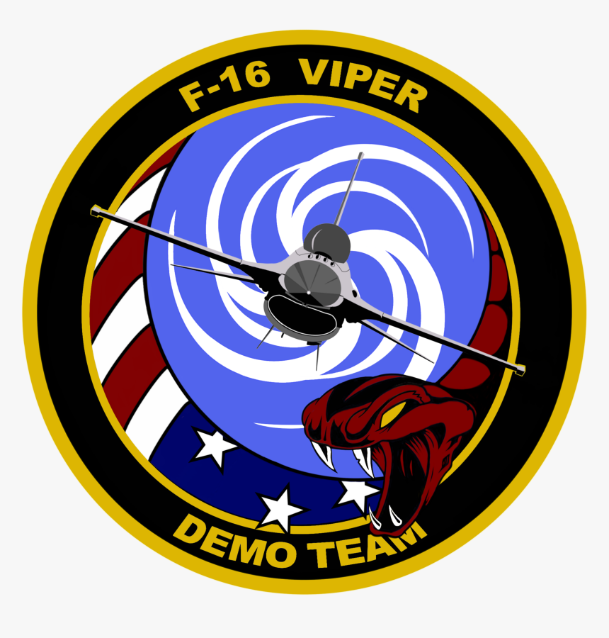 Acc F-16 Demo Team Patch, HD Png Download, Free Download