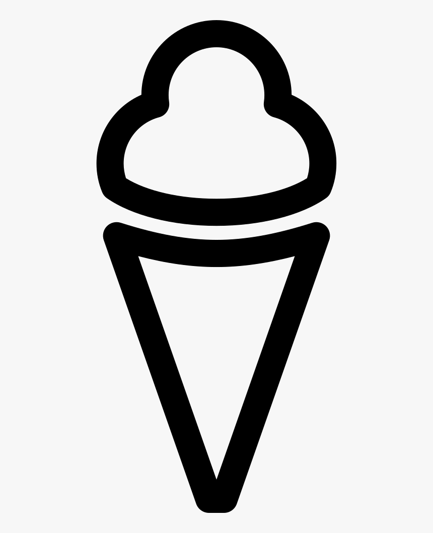 Ice Cream Cone, HD Png Download - kindpng