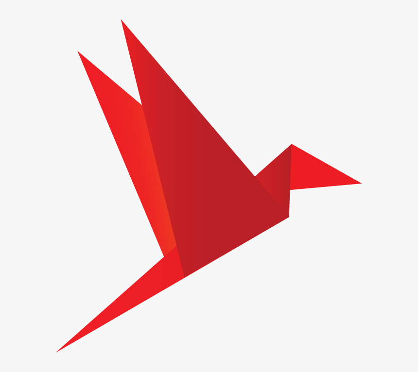 Origami Vector - Origami Bird Icon Png, Transparent Png, Free Download