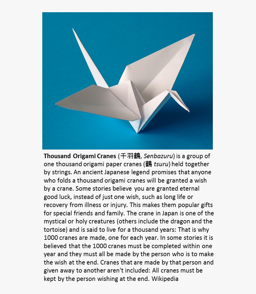 Origami Crane, HD Png Download, Free Download