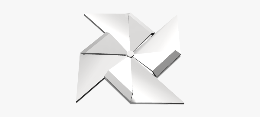 Paper Origami Wind Catcher Spinner - Origami Paper, HD Png Download, Free Download