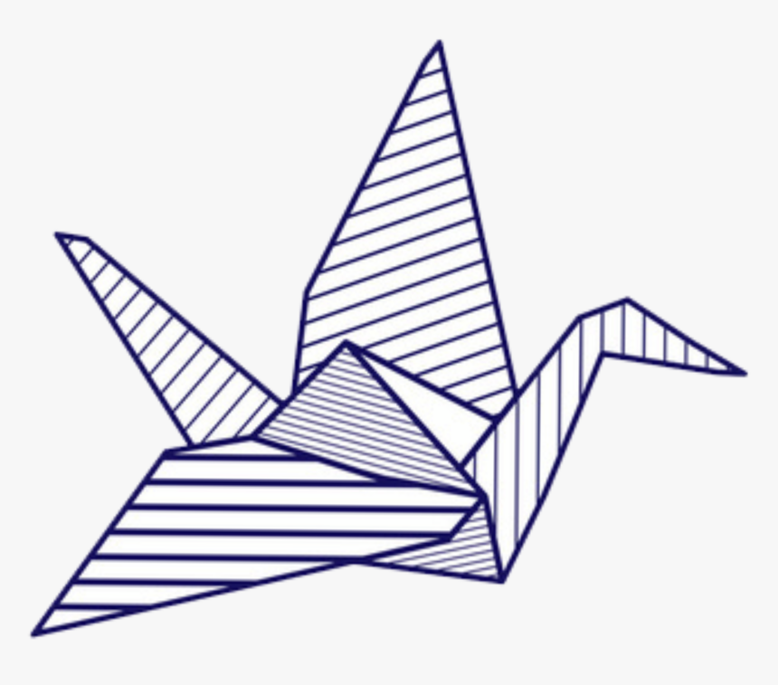 #origami #crane #freetoedit - Origamis Overlays Png, Transparent Png, Free Download