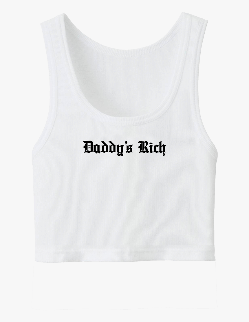 Daddy"s Rich Ribbed Crop Top"
 Class="lazyload Lazyload - Active Tank, HD Png Download, Free Download