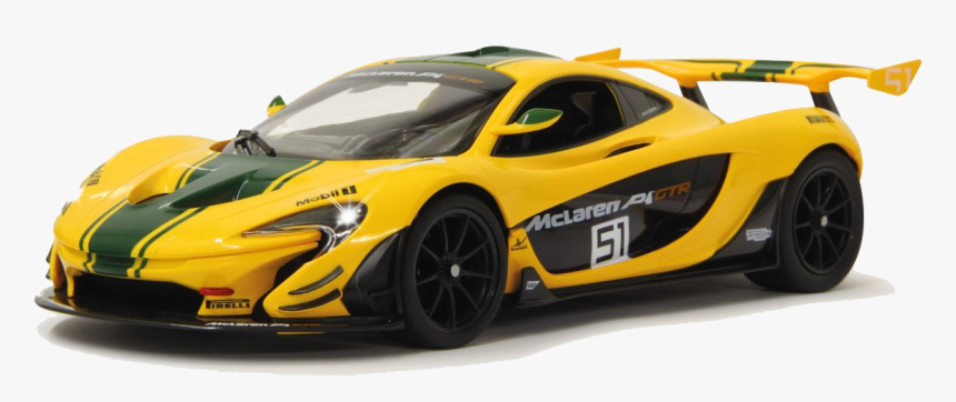 Yellow Mclaren Transparent Png - Rastar Rc 1 14 Mclaren P1, Png Download, Free Download