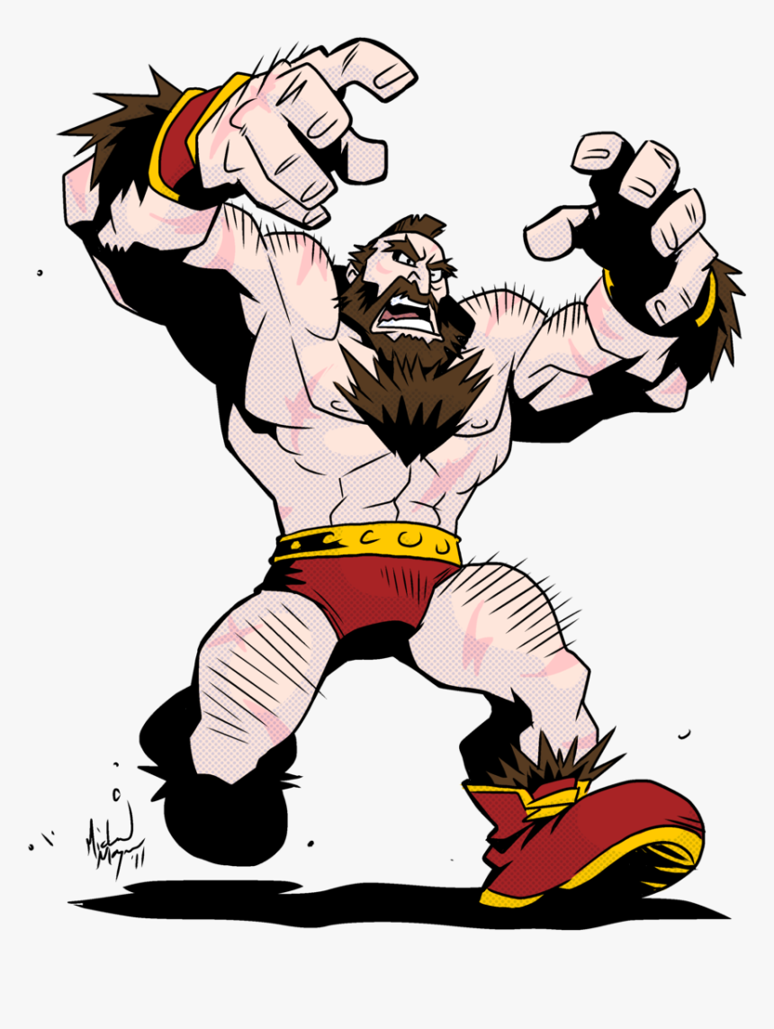 Zangief By Michaelmayne - Cartoon, HD Png Download, Free Download