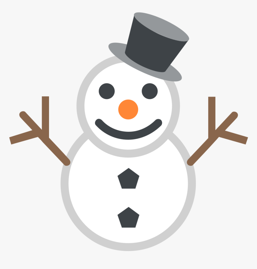 Transparent Snowman Emoji Png - Emoji Snowman, Png Download, Free Download