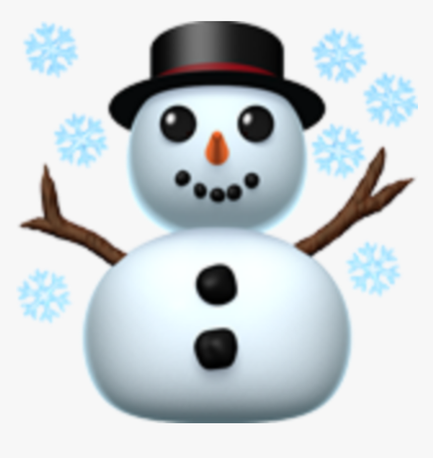 #iphone #iphoneemoji #emoji #emojis #emojisticker #snow - Iphone Snowman Emoji, HD Png Download, Free Download