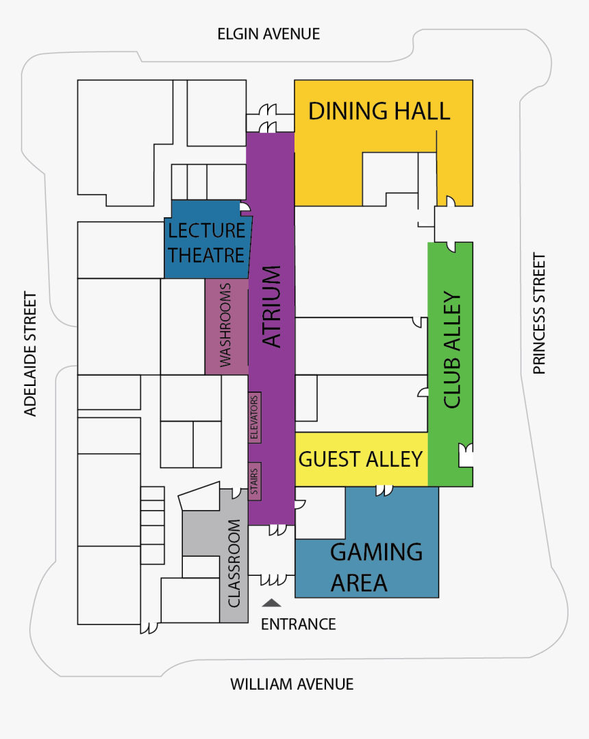 Red River College Exchange District Map, HD Png Download, Free Download