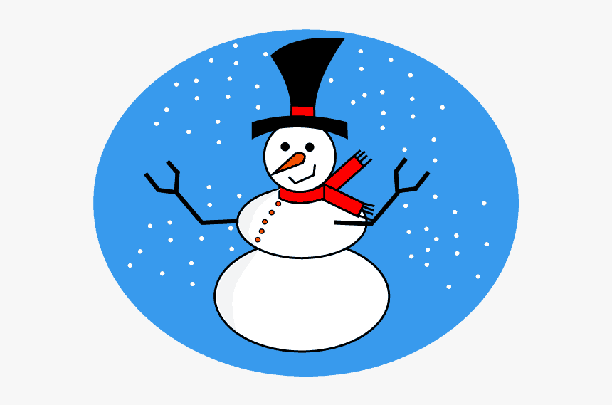 How To Draw Snowman - Easy Figure Drawing Snowman, HD Png Download, Free Download