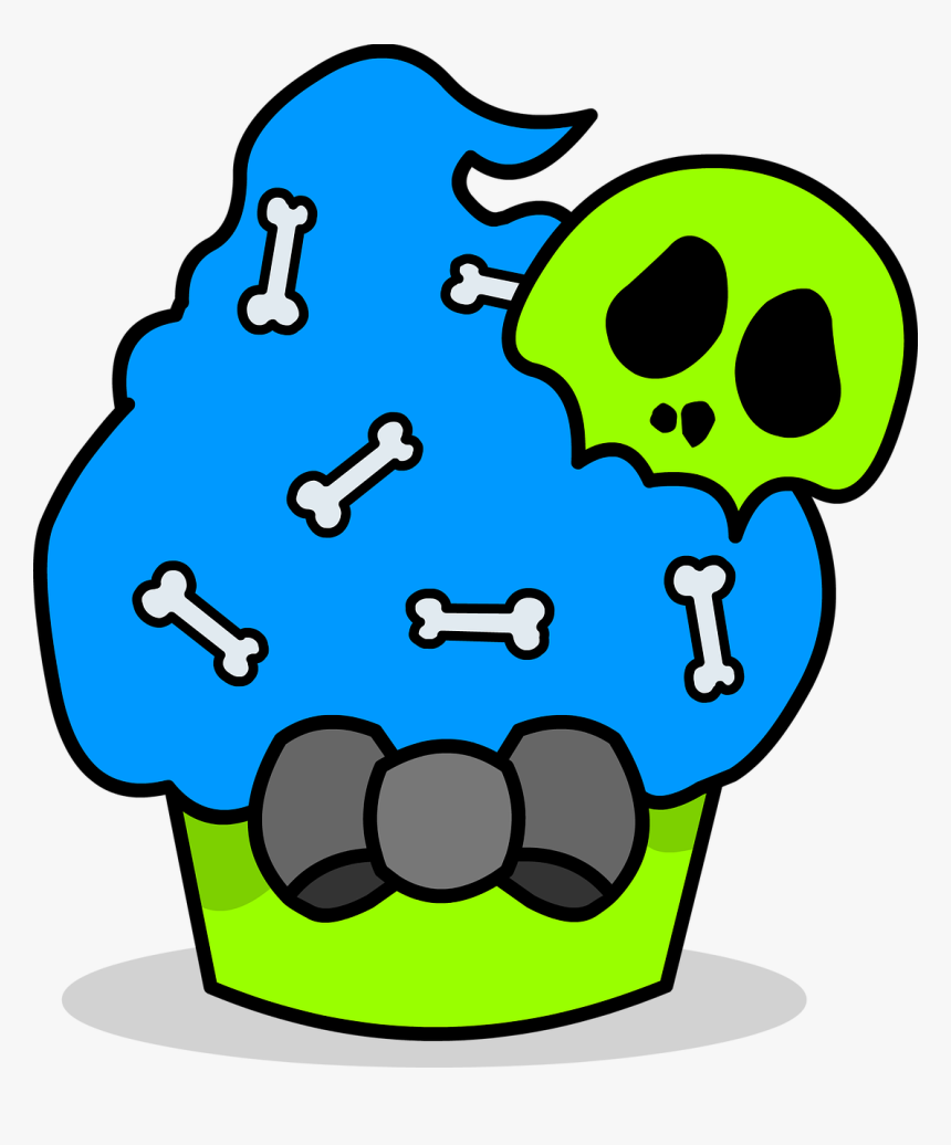 Zombie Cupcake Png, Transparent Png, Free Download