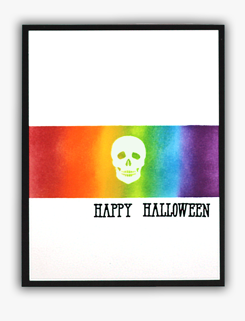 Halloween Mirror Hero Arts Card By Understand Blue - Skull, HD Png Download, Free Download