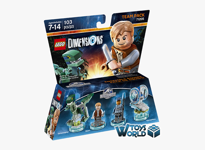 Lego Dimensions Teampack - Lego Dimensions Jurassic World Team Pack, HD Png Download, Free Download