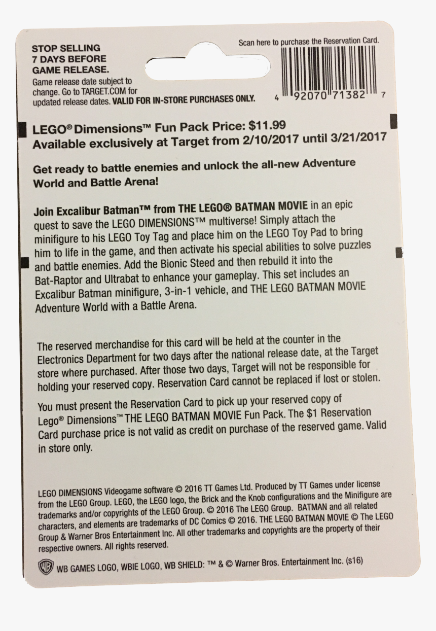 Lego Dimensions Png, Transparent Png, Free Download