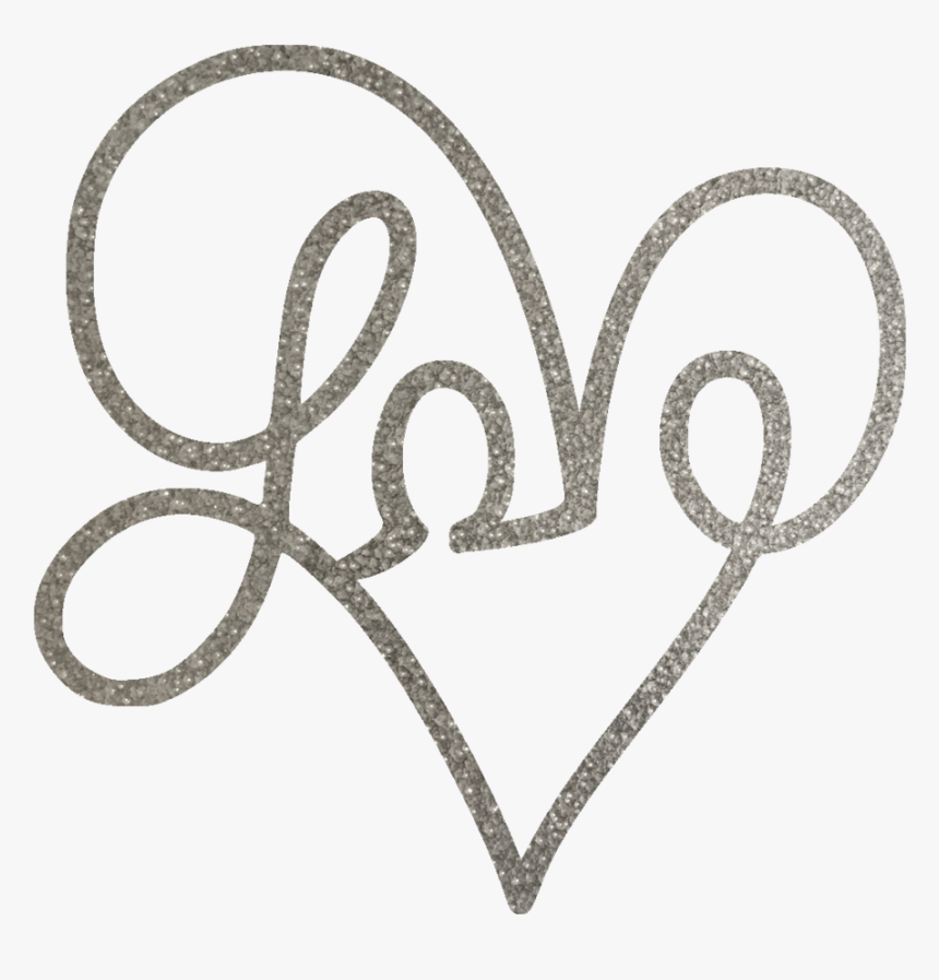 Fancy Love Heart , Png Download - Love Word Sticker, Transparent Png, Free Download