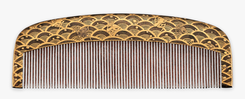 Transparent Hair Comb Png - Antique Japanese Art Combs, Png Download, Free Download