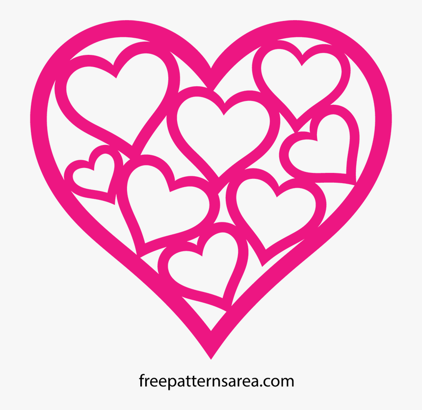 Heart Shaped Clipart Fancy - Free Valentine Svg Files For Cricut, HD