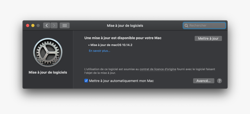 Macos Update Dialog - Mojave Software Update, HD Png Download, Free Download