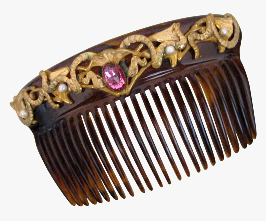 Victorian Jeweled Hair Comb - Pre-engagement Ring, HD Png Download, Free Download