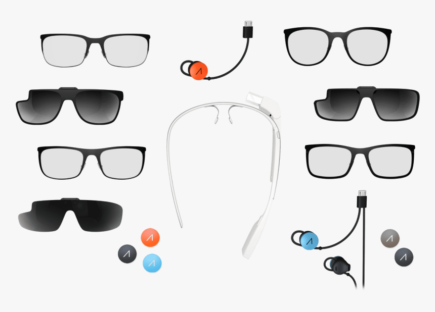 Google Glass - Google Glass White, HD Png Download, Free Download