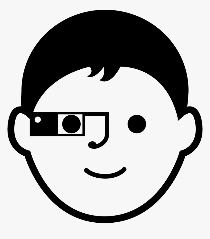 Child Face With Google Glasses Comments - Glasses Person Icon, HD Png Download, Free Download