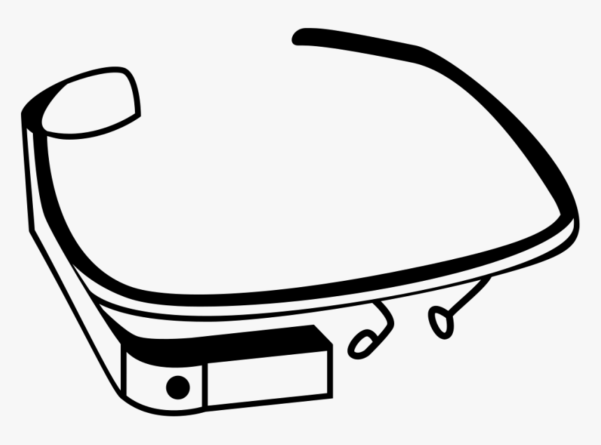 Google Glass Upper Frontal View, HD Png Download, Free Download